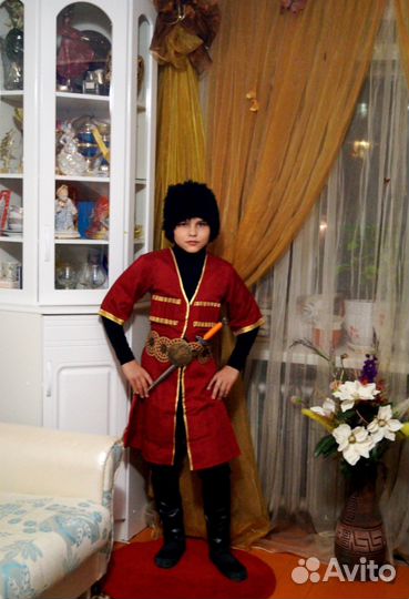 Костюм лезгинка кавказский, казак на 9 -13 лет