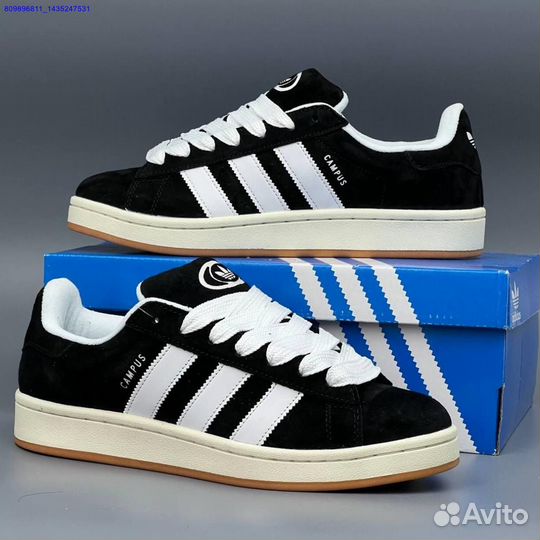 Кроссовки Adidas Campus 00 Black (Арт.77253)