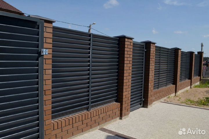 Забор жалюзи
