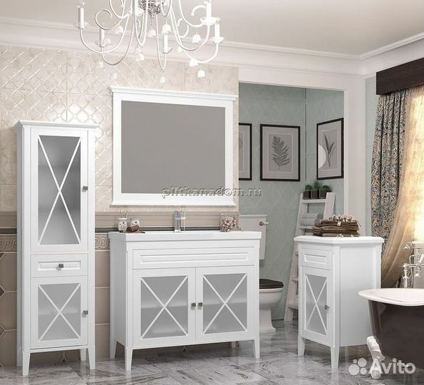 Opadiris Палермо 00-00006728 Зеркало белое