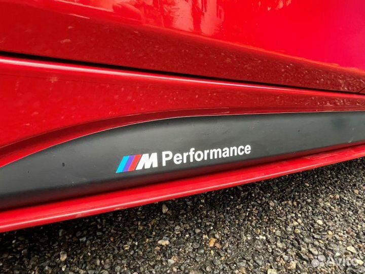 Лезвия порогов BMW 3 F30 M-Perfomance черный мат