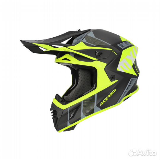 Мото Шлем Acerbis X-track 22-06 Black/Fluo-Yellow