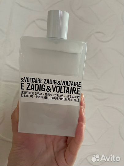Zadig&voltaire this is her 100ml оригинал