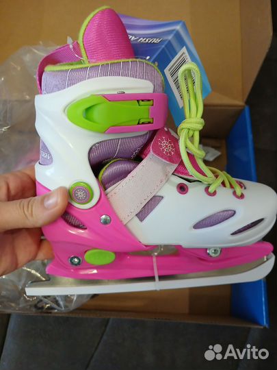 Коньки детские для девочки р-р 27-30