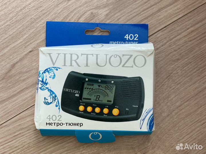 Метроном-тюнер virtuozo хроматический для гитары