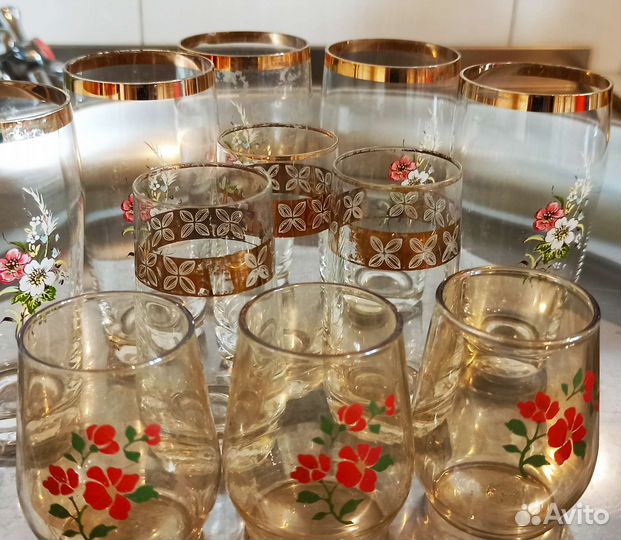 Фужеры бокалы весна рюмки стопки