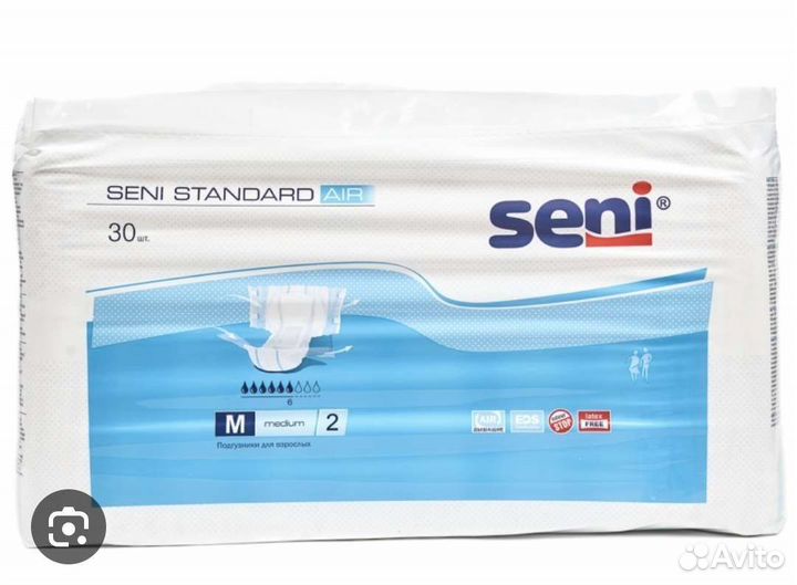 Памперсы для взрослых seni 2