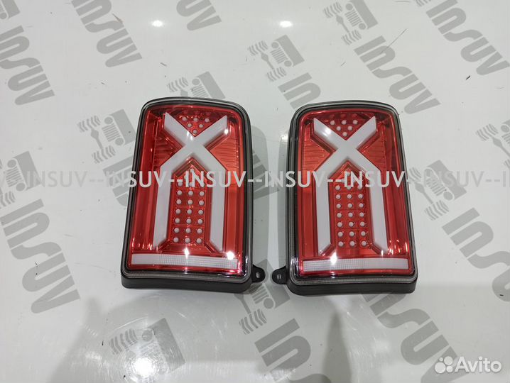 Фонари задние светодиодные Нива тип Х-2 красные