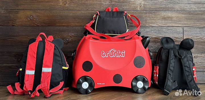 Детский чемодан Trunki и рюкзак Samsonite
