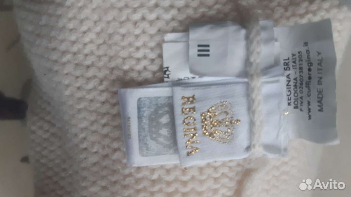 Regina wool & cashemere Италия шапочка с пампоном