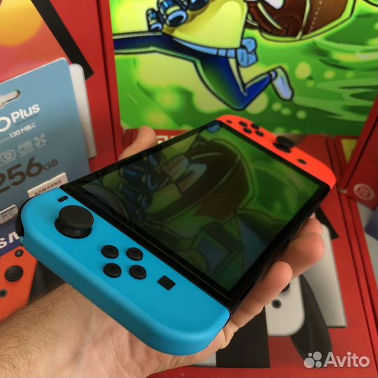 Nintendo Switch Oled с Играми/Новый/PicoFly