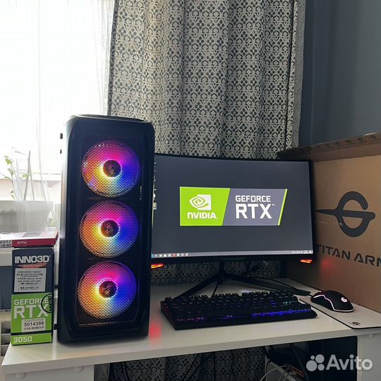 Игровой пк RTX 3050/i5/xpg