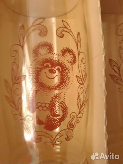 Набор стаканов Олимпиада 80. Олимпийский мишка