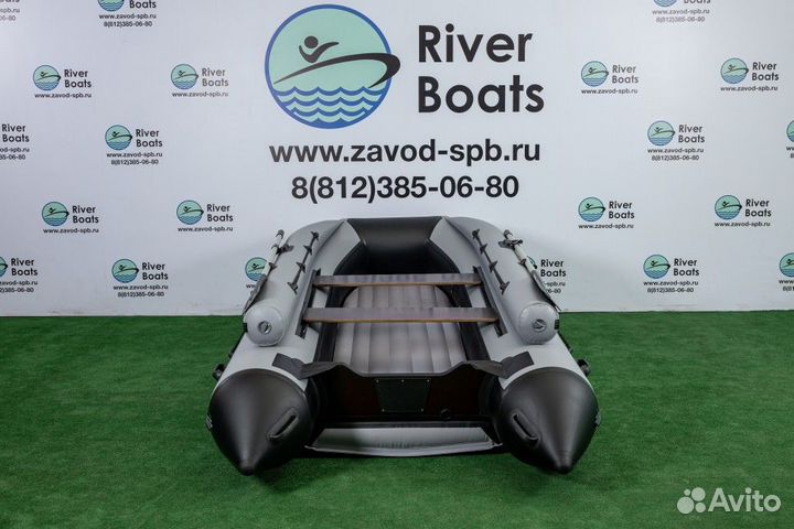 Лодка пвх RiverBoats RB 370 (нднд) + Фальшборт