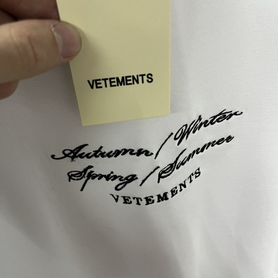 Футболка vetements оверсайз (новая коллекция)