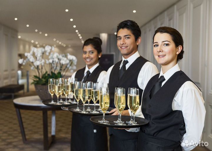 Официант в ресторан (ночные смены)
