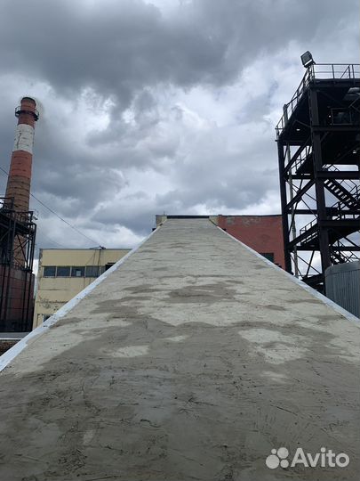 Ремонт плоской мягкой кровли гаража, здания