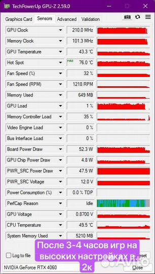 Игравой пк ryzen 5 7500f Rtx 4060 озу 32gb