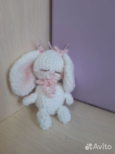 Мягкая игрушка зайчик ручная работа