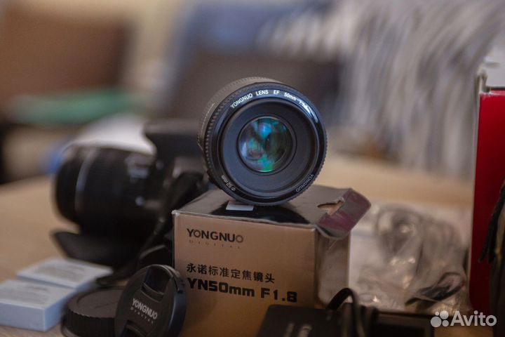 Фотоаппарат Canon 650D + Yongnuo 50 mm. F.1.8