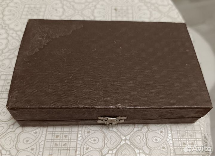 Ложки серебрянные СССР (6 шт), люз, звезда, 875 пр