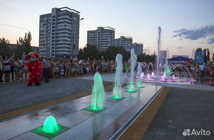 Пешеходный фонтан