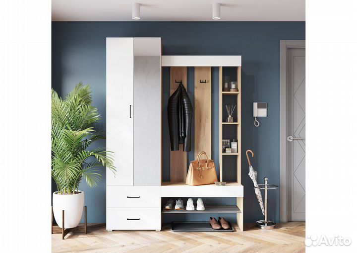 Прихожая Домино 600х2116х350 мм