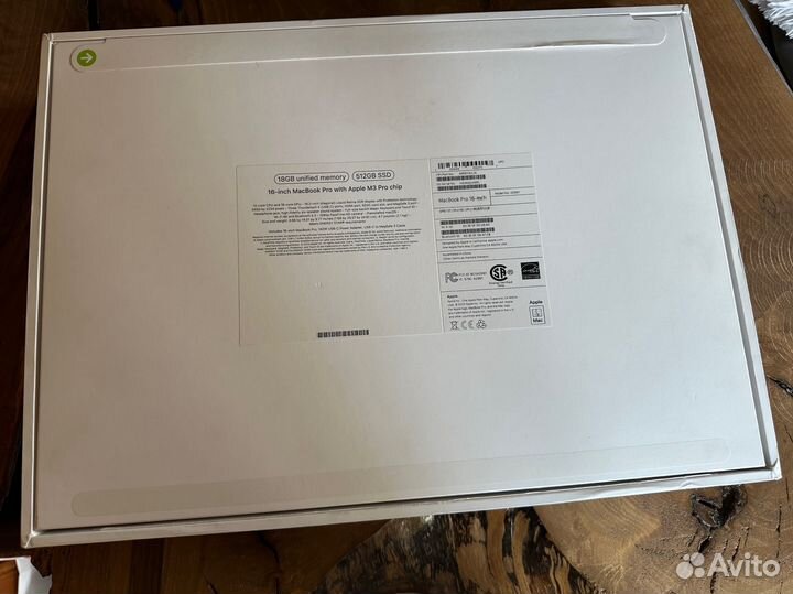 MacBook Pro 16 M3 Pro/18 GB/512 SSD/NEW/SpaceBlack