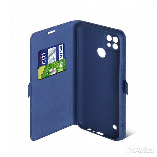 Чехол с флипом для Realme C21 DF rmFlip-16 (blue)