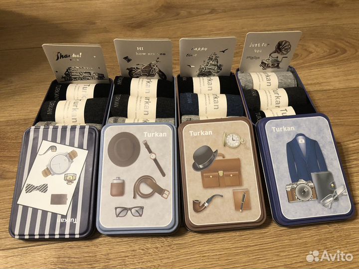 Набор носков в подарочной коробке Turkan