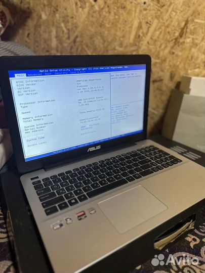 Ноутбук asus x555d