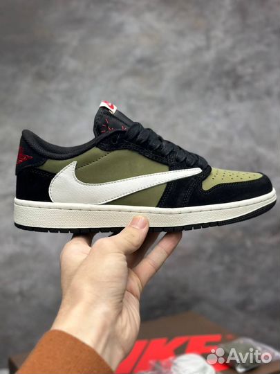 Кроссовки nike air jordan 1 travis scott