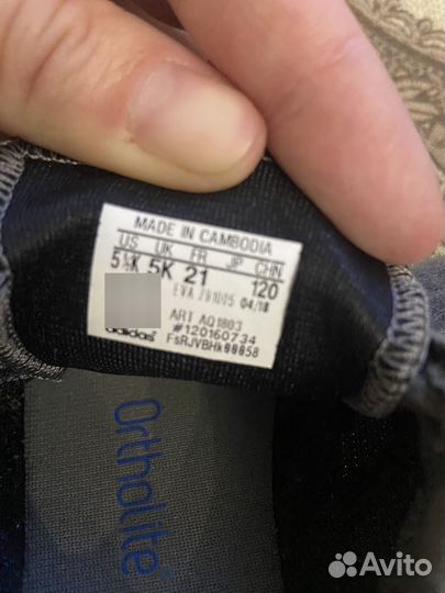 Кроссовки детские, дышащие, 21 размер, фирменные