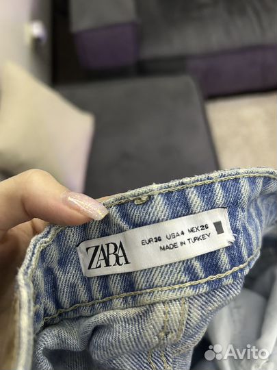 Джинсы zara 36 женские