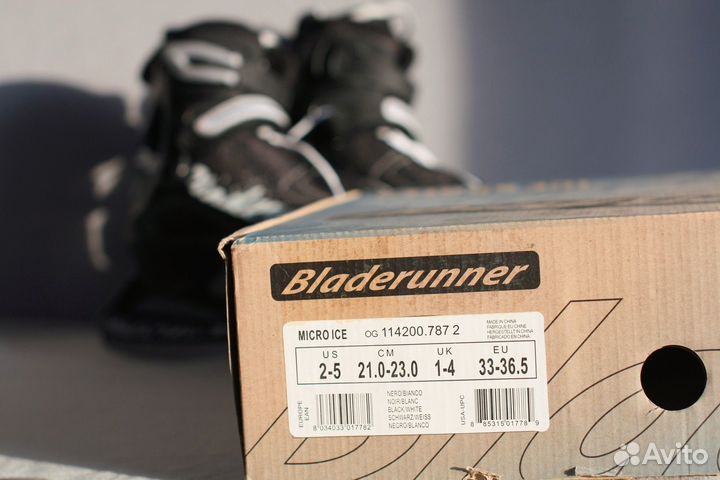 Коньки детские раздвижные 33 36 Bladerunner