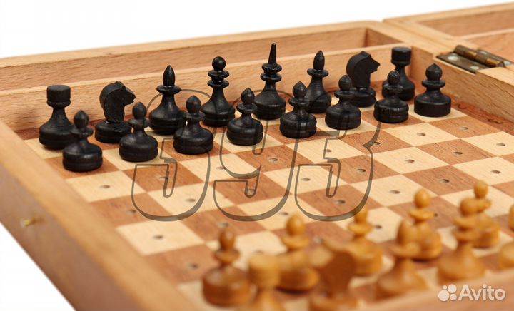 Шахматы Ретро Дорожные (красные) (52385)