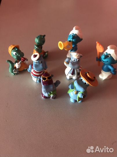 Киндеры 90-х лягушки бегемоты дино цирковые звери