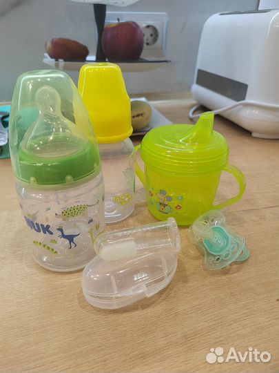 Бутылочки, поильник, ниблер