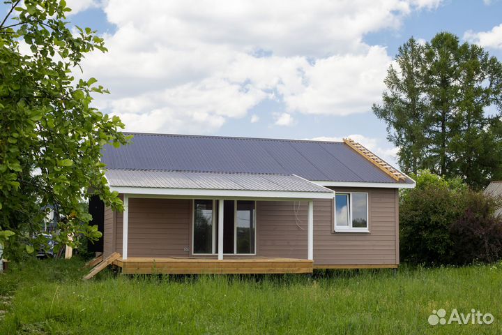 Каркасный дом под ключ 72 м