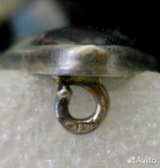 Брошь серебряная СССР. 875 пр. (в ремонт)