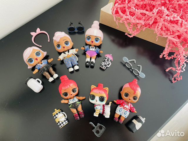 Большой набор семьи кукол lol оригиналы