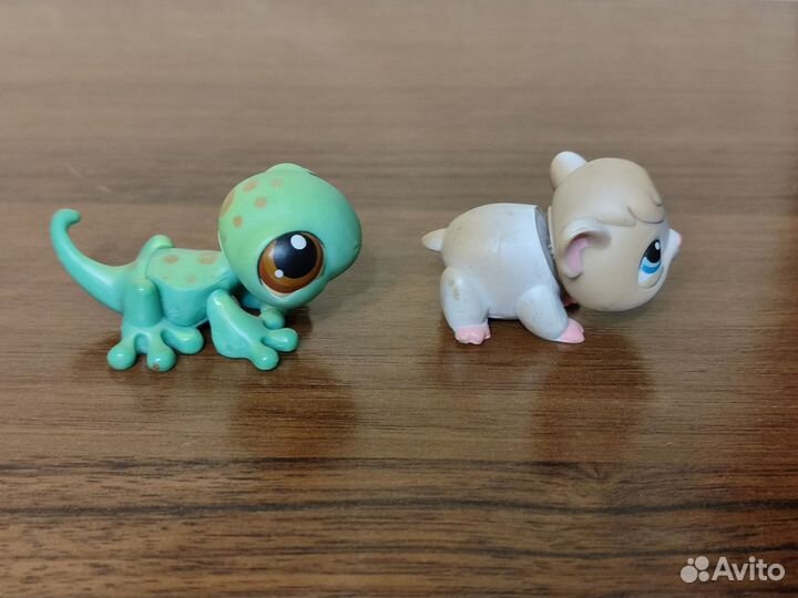 Littlest Pet Shop ящерица и морская свинка