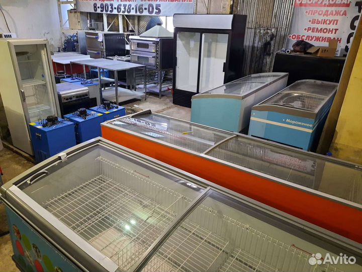 Холодильные шкафы витрины бонеты лари морозильные