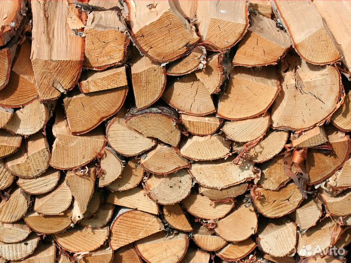 Дрова березовые сухие навалом