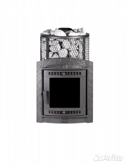 Печь для бани Атмосфера L нержавеющая сетка
