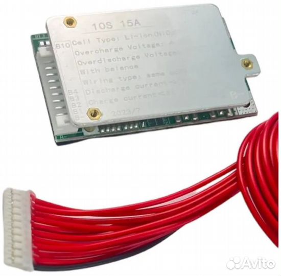 BMS плата Li-ion (NiCoMn) 10s 36V(42V) 15A баланс