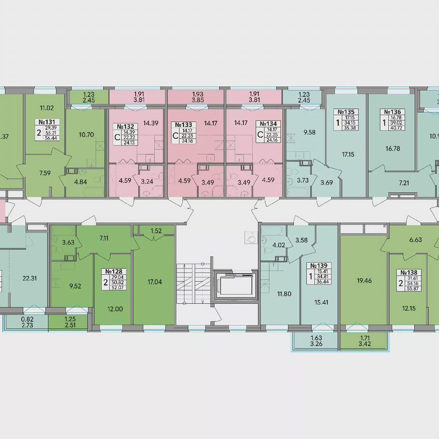 1-к. квартира, 35,4 м², 5/8 эт.