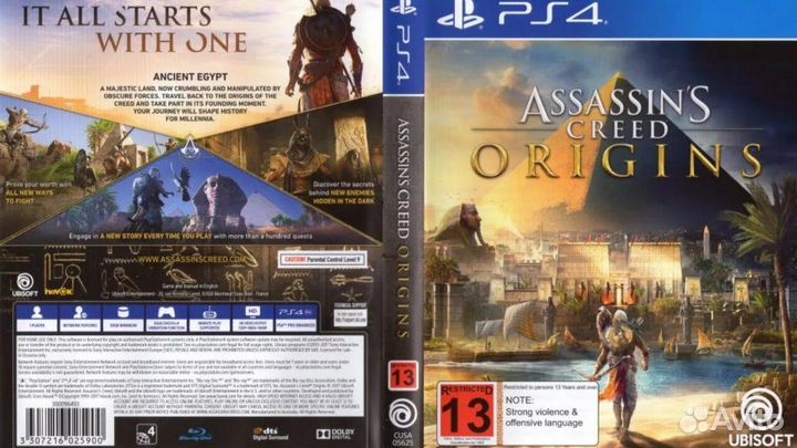 Assassin's Creed Истоки (RUS-текст) PS5PS4