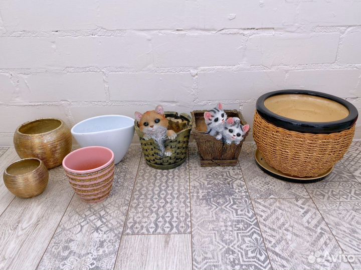 Горшки кашпо керамика для цветов