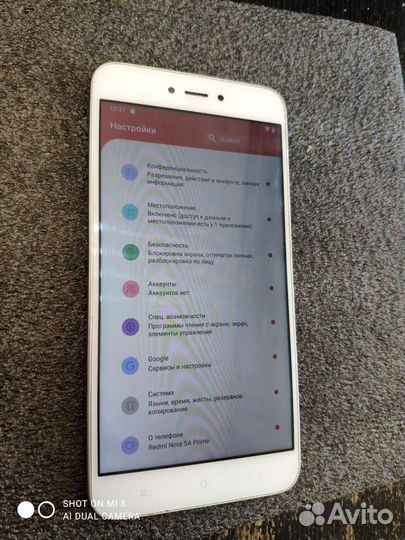 Xiaomi note 5a prime 4/64 + подарок lenovo XT96